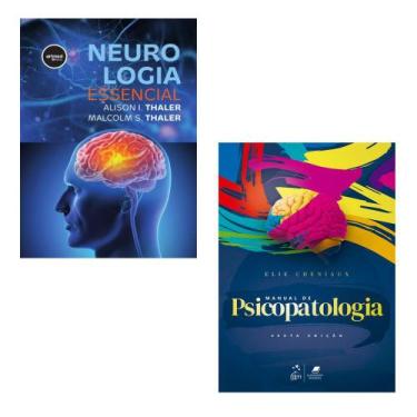 Imagem de Kit 2 Vol: Neurologia Essencial + Manual De Psicopatologia - Kit De Li