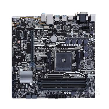 Imagem de Placa-mãe para soquete AM4 AMD Ryzen 7ª Geração Série A PCI-E 3.0 Placa-mãe DDR4 64GB B350 M.2 Micro