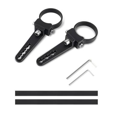 Imagem de Suportes de montagem de barra de luz Samman de 5 cm, suporte universal de garra de rolo de barra de touro (1 par) para caminhão off-froad ATV SUV Jeep...