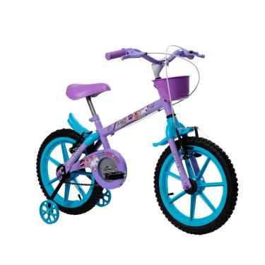Imagem de TK3 Track Bicicleta Infantil Aro 16 Pinky Lilás e Azul