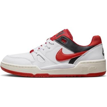 Imagem de Nike Tênis masculino Full Force Low, Branco/vermelho místico - preto-vela, 39