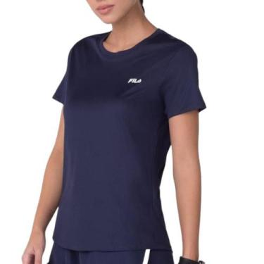 Imagem de Camiseta Fila Feminina Basic Sports Polygin - Azul Marinho