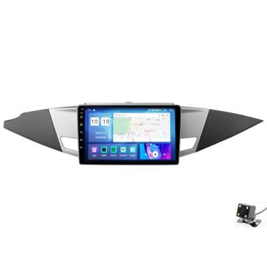 Imagem de Ottspu Leitor de rádio estéreo para carro Android 12 Double Din para Mitsubishi Zinger 2015 23 cm, tela sensível ao toque, receptor de áudio veicular com navegação GPS, Bluetooth, suporta câmera de