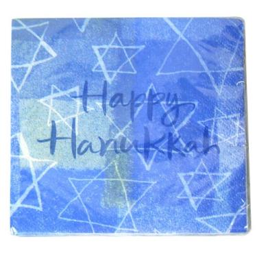 Imagem de Guardanapo de bebida Hanukkah Menorah