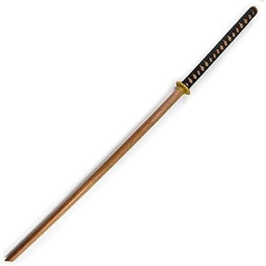 Imagem de Katana de desenho animado, espada de madeira especial para prática de artes marciais, adereços de treinamento de artes marciais Kendo, feito à mão, para treinamento de coleção/kendo, A, 140