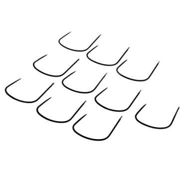 Imagem de 10 ganchos de pesca super afiados, farpados para barcos, anzóis marinhos - aço de alto carbono, aço espesso, equipamento de pesca de atum de água salgada, de longa duração e portátil