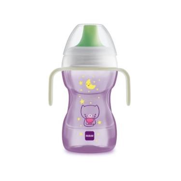 Imagem de Copo MAM Fun To Drink Night 270 ml - Rosa