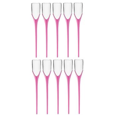 Imagem de Kit 10 Taças Beach 210ml Rosa Pink Boccatti Espumante Praia