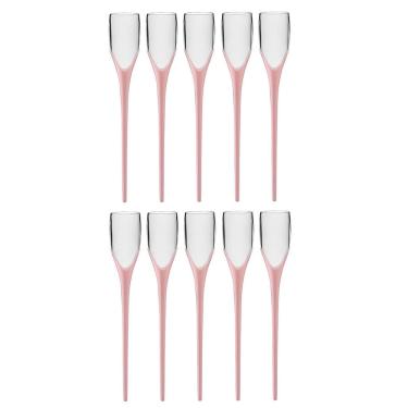 Imagem de Kit 10 Taças Beach 210ml Rosa Bebê Boccatti Espumante Praia