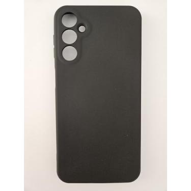 Imagem de Capa Capinha Case Compatível com Samsung Galaxy A24, Silicone Aveludada com Proteção de Câmera (Preto)