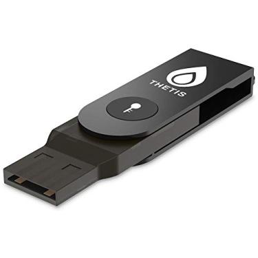 Imagem de Chave de segurança FIDO2 [design dobrável] Thetis USB de autenticação universal de dois fatores (tipo A) para proteção multicamadas (HOTP) em Windows/Linux/Mac OS, Gmail, Facebook, Dropbox,