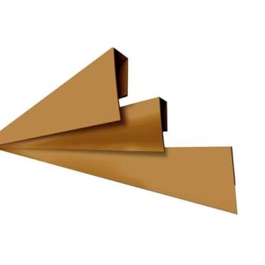 Imagem de Rodaforro Perfil U Polifort para Acabamento Lateral 8mm x 3cm x 3,00M (Barra) Mogno