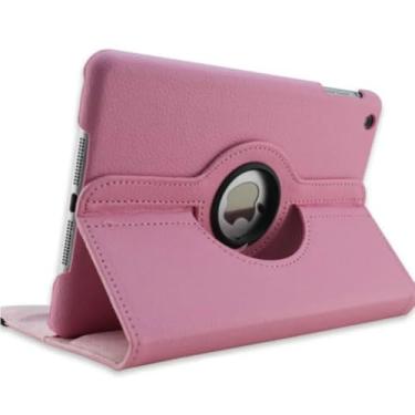 Imagem de Capa para iPad 9.7 2017 2018 A1822 A1823 A1893 Capa ultrafina de couro PU para tablet Apple iPad Air 1 Air 2 5 6 9,7 (rosa)