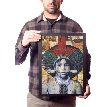 Imagem de Generico - Quadro Arte Povos Indígenas Brasileiros Decoração