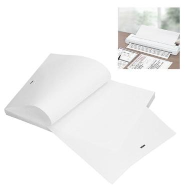 Imagem de Papel Termico A4 100 Folhas Impressora Termica Bluetooth Trabalho Advogado Processo Lista Arquivo