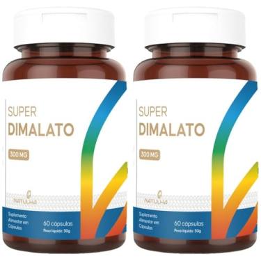 Imagem de KIT 2X Super Magnésio Dimalato 300mg Elementar 60 cápsulas - Natulha