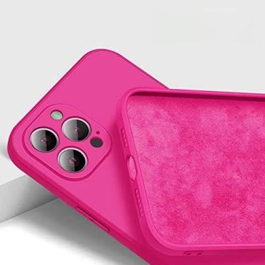Imagem de Capa de telefone quadrada de silicone macio líquido para iphone 11 12 13 pro xs xr max mini 7 8 se 2020 x plus capa traseira à prova de choque, zu, para iphone xs x