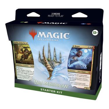 Imagem de Kit inicial Magic The Gathering Bloomburrow com 2 decks para maiores de 13 anos