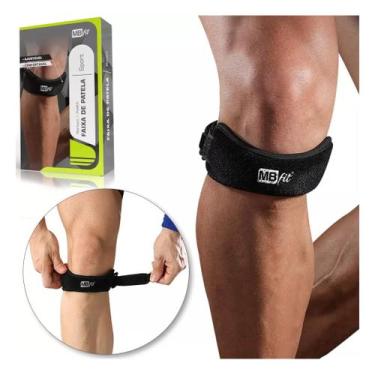 Imagem de Faixa Tira Sub Patelar Ajustável Joelheira Esporte Mbfit - MB Tech