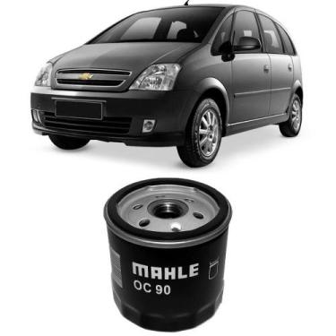 Imagem de Filtro Óleo Chevrolet Astra Meriva Montana 98 a 2021 Metal Leve OC90