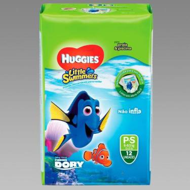 Imagem de FRALDA PRAIA E PISCINA HUGGIES LITTLE SWIMMERS P - 12 unidades