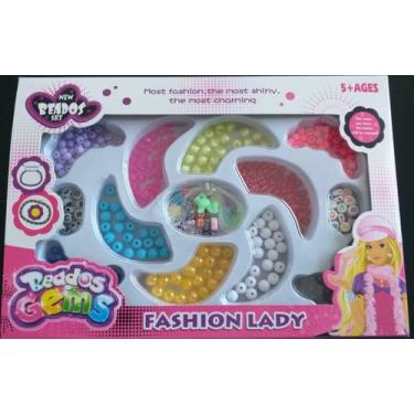 Imagem de Kit  Miçanga Montagem Bijuteria Pulseira Infantil Menina - MaryWan