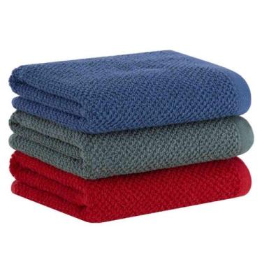 Imagem de Kit Pano de Copa Buddemeyer 03 Peças Gourmet Quadriculado, Copa Gourme