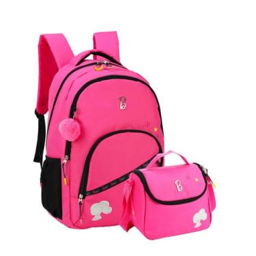 Imagem de Kit Escolar Barbie Mochila de Costas + Lancheira Térmica RS - Luxcel