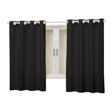 Imagem de Cortina de Janela Tecido Grosso OXFORD 2,50M x 1,40M para Sala Quarto 