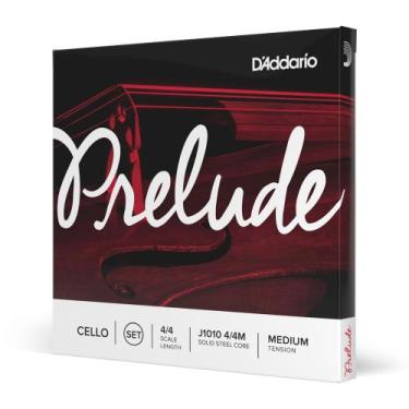 Imagem de Encordoamento Violoncelo Média D Addario Prelude J1010 4/4M - D ADDARI
