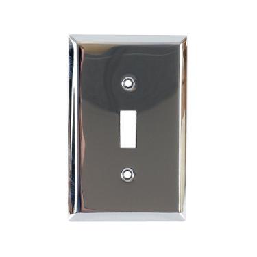 Imagem de GE Placa de parede de interruptor único tradicional cromado 52218