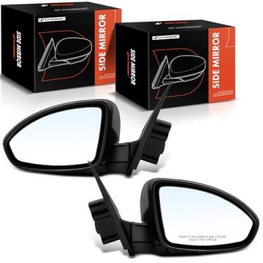 Imagem de A-Premium Par (2) espelhos retrovisores elétricos do lado do motorista e do passageiro - compatível com Chevrolet Cruze 2011-2015, Cruze Limited 2016-2016 - Espelho retrovisor externo preto dobrável