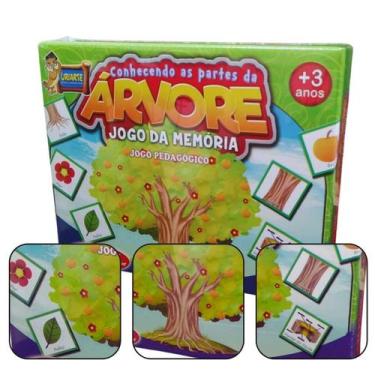 Imagem de Jogo Pedagógico Conhecendo as Partes da Árvore - 24 Peças - Uriarte