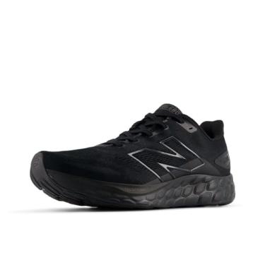 Imagem de New Balance Fresh Foam 680 V8 Tênis de corrida masculino, Preto/Phantom/Preto Metálico, 41