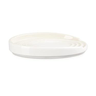 Imagem de Le Creuset Descanso para Colher Oval Cerâmica Branco