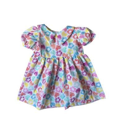 Imagem de Vestido Infantil Bebê Menina Manga Princesa Luxo - Link SA Store, Colo