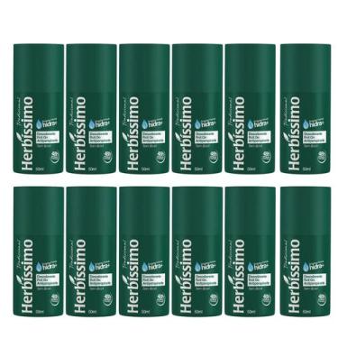 Imagem de Kit 12 Desodorante RollOn Tradicional Herbíssimo 50Ml - Dana - Dana Co