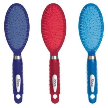 Imagem de Escova De Cabelo Ricca Cristal Oval 171 - Cores Sortidas