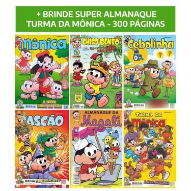 Imagem de 25  GIBIS  TURMA  da  MÔNICA NOVOS e SEM  REPETIÇÃO ( SUPER ALMANAQUE 