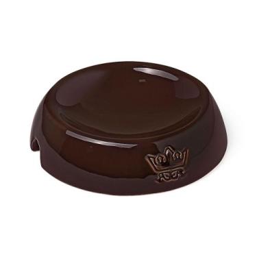 Imagem de Comedouro Ergonômico Baixo Gatos Cerâmica Rr4Pets Marrom