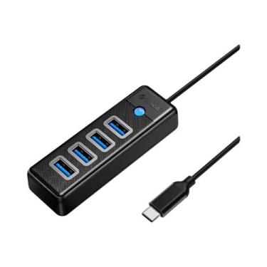 Imagem de Adaptador OTG Tipo C para 4 Portas USB 3.0 - Hub de Alta Velocidade pa
