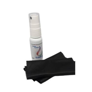 Imagem de kit Spray Limpa Lentes e 2 Flanelas Oculos de Sol  Grau - Maia Acessor