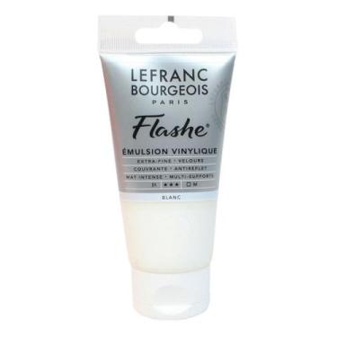 Imagem de Tinta Acrílica Pintura Flashe Lefranc 80ml S1 22 White - Lefranc Bourg