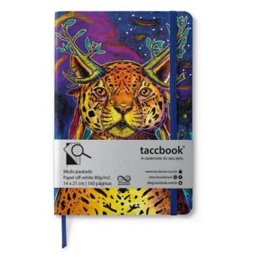 Imagem de Caderno Pautado taccbook Madrugada do Jaguar 14x21 Flex