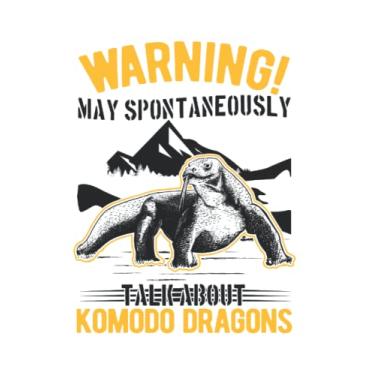 Imagem de Notebook With Komodo Dragon: May Spontaneously Talk About Komodo Dragons / 6x9 Inches / 120 graph Sites