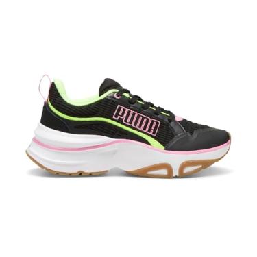 Imagem de PUMA Tênis de corrida feminino Softride Divine Performance - Preto, Preto, 35