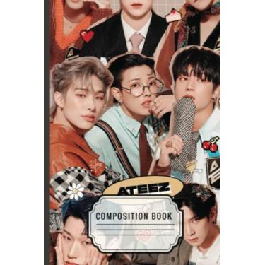 Imagem de A.T.E.E Composition Notebook: A.T.E.E Journal Notebook For School |Kpop Boy band Stationery For Fans.Wide College Ruled Notebook For Kids Boys Girls Teens & Adults