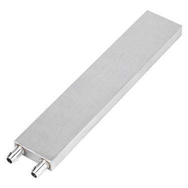 Imagem de Bloco de resfriamento de água Serounder, dissipador de calor líquido do radiador de alumínio para laptop de policarbonato/aplicável ao computador CPU/branco (4020012 mm)