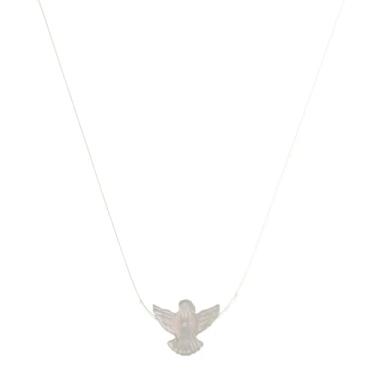 Imagem de CHOKER FIO DE NYLON ESPIRITO SANTO MADREPÉROLA FOLHEADO A OURO 18K