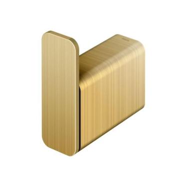 Imagem de Cabide Flat Ouro Escovado Docol - DOCOL DOCOL
